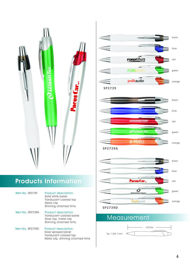 Maxmore Trading Co., Ltd. Plastic Pen series